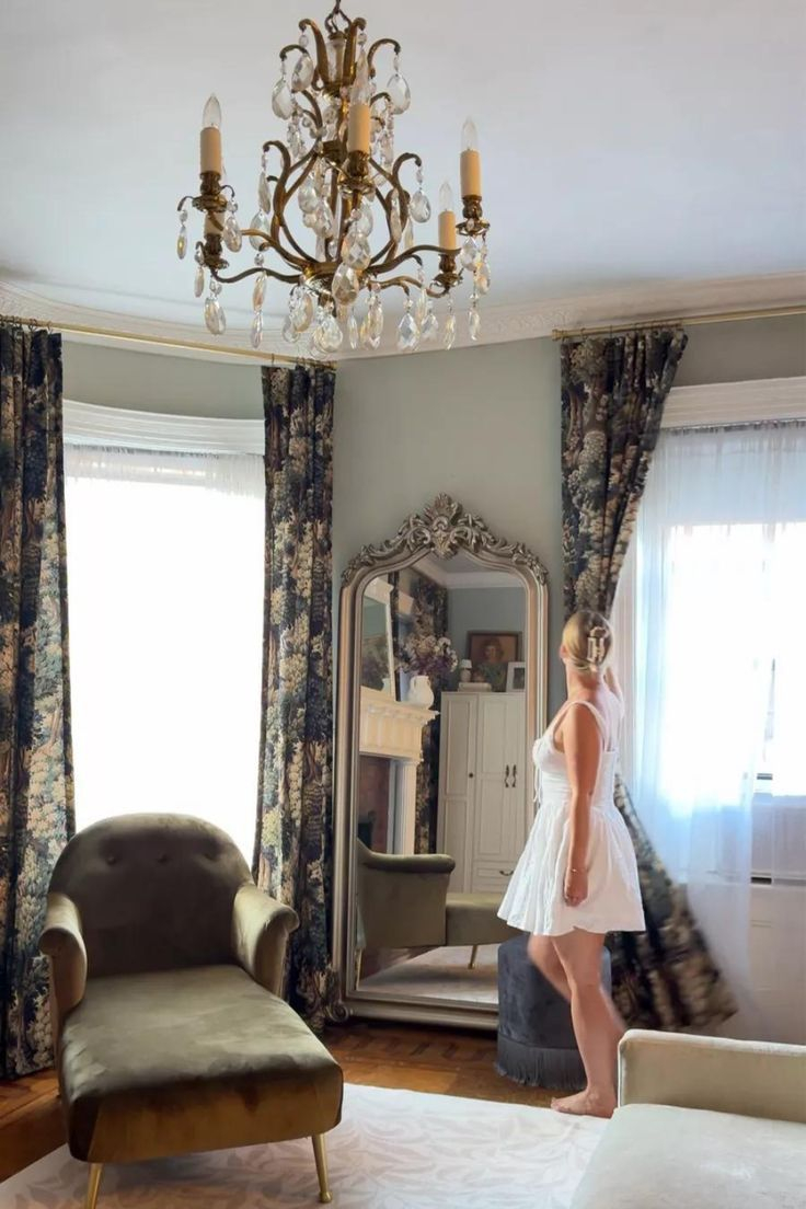 Daria Linen Dress Curated On Ltk In 2024 | Parisian Decor Living Room ... throughout