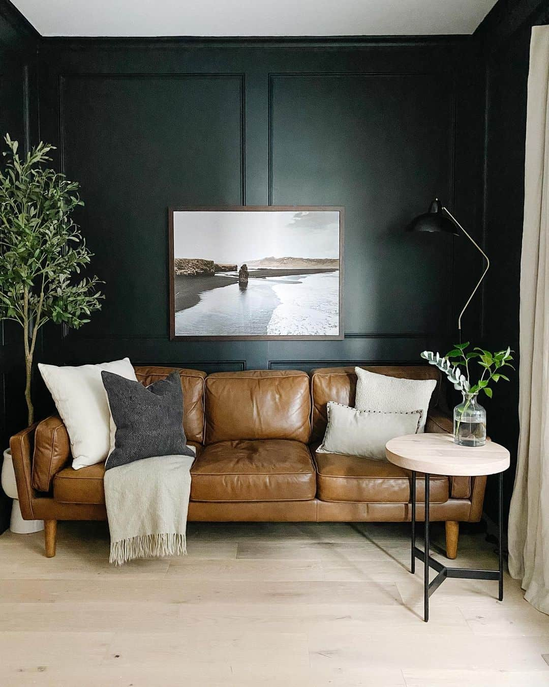 Dark Green Walls With Wainscotting - Soul &Amp; Lane for