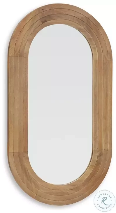 Daverly Light Brown Accent Mirror From Ashley Furniture | Coleman Furniture in