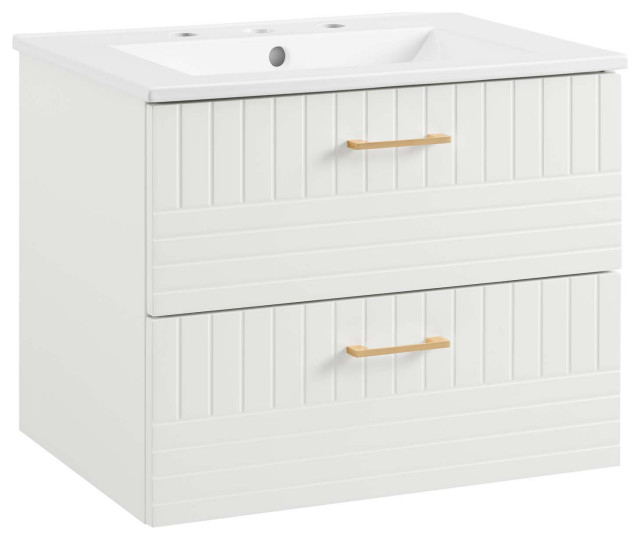 Daybreak 24" Bathroom Vanity - Contemporary - Bathroom Vanities And ... intended for The Daybreak 24 Wall Mount Design Considerations for a Seamless Look