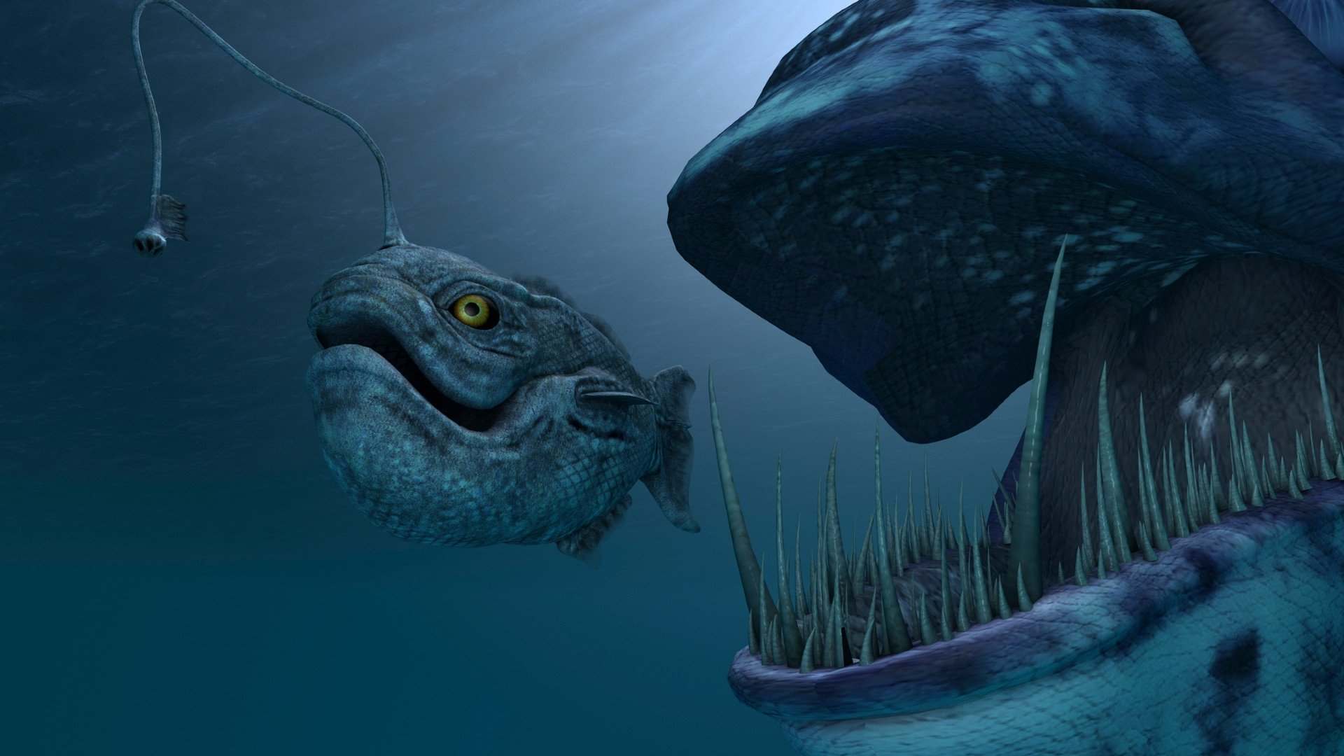 Deep Ocean Monsters throughout