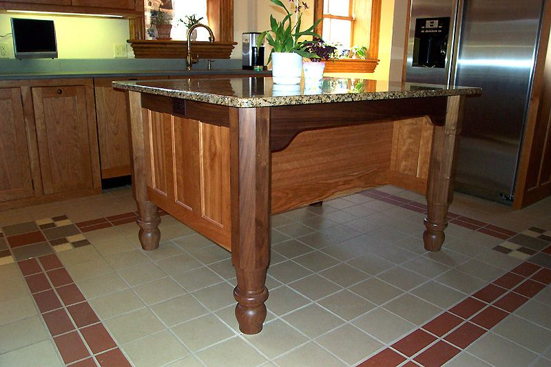 Delnero Custom Furniture: Classic Shaker Style Cherry Custom Kitchen pertaining to