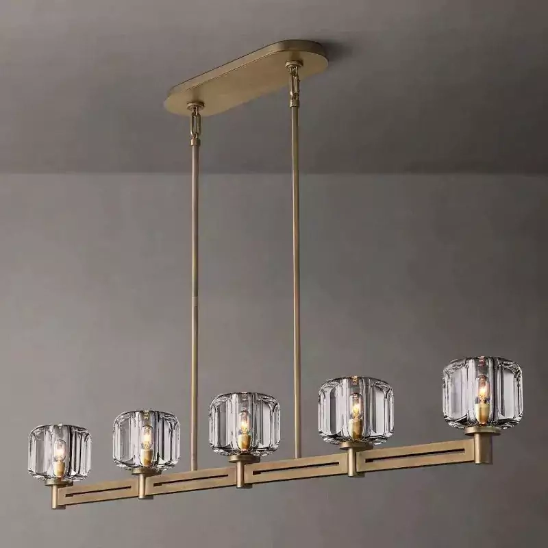 Demaret Linear Chandelier 54″ – Koolamp for
