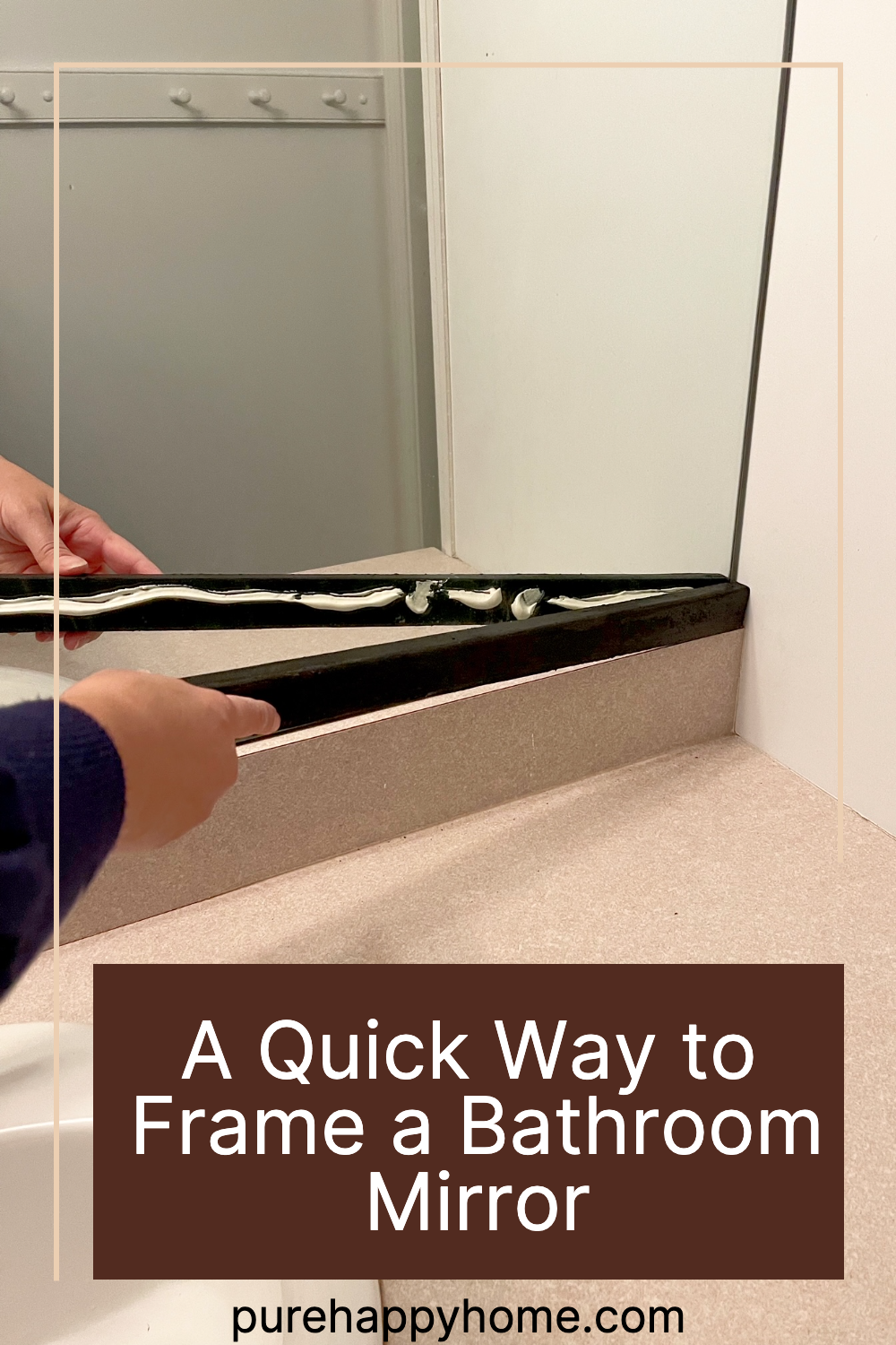 Diy Bathroom Mirror Frame Guide with regard to