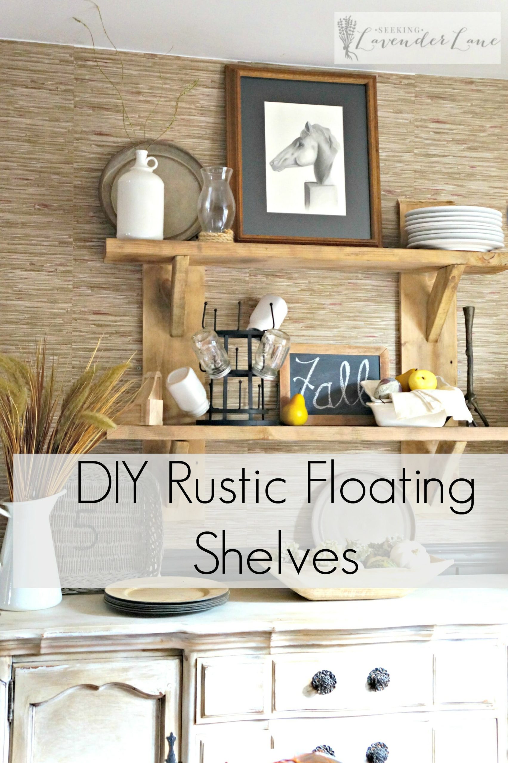 Diy Rustic Floating Shelves - Seeking Lavendar Lane with Transform Your Space with the Rustic Appeal of Teton Floating Shelves