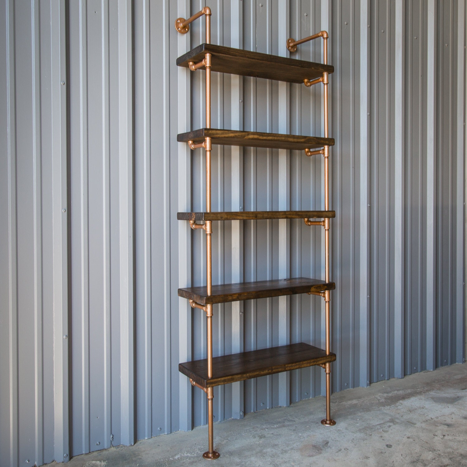 Durham Shelving: Industrial Pipe Shelving Unit regarding