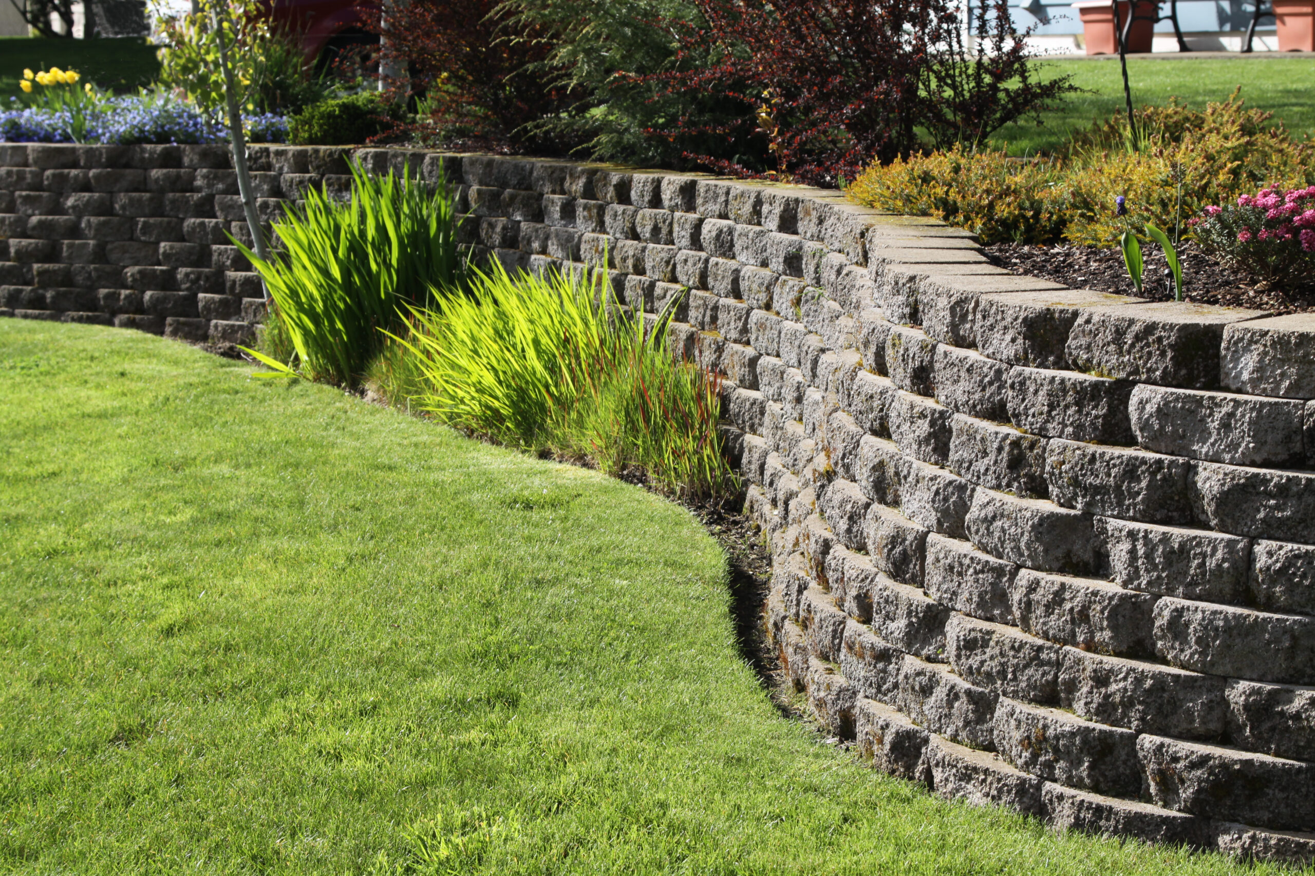 Elevate Your Landscaping With Retaining Walls - Bianchi Brick with Elevate Your Landscape With Creative Concrete Garden Walls