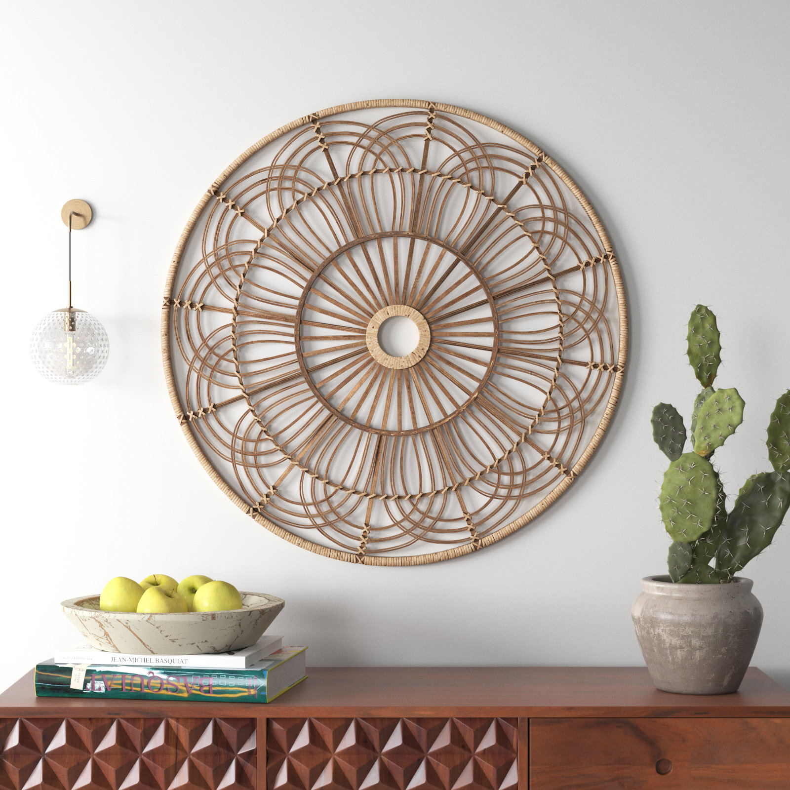 Elevate Your Space With Round Rattan Wall Decor: A Comprehensive Guide ... with regard to Elevate Your Space The Artful Way With A Black Rattan Mirror