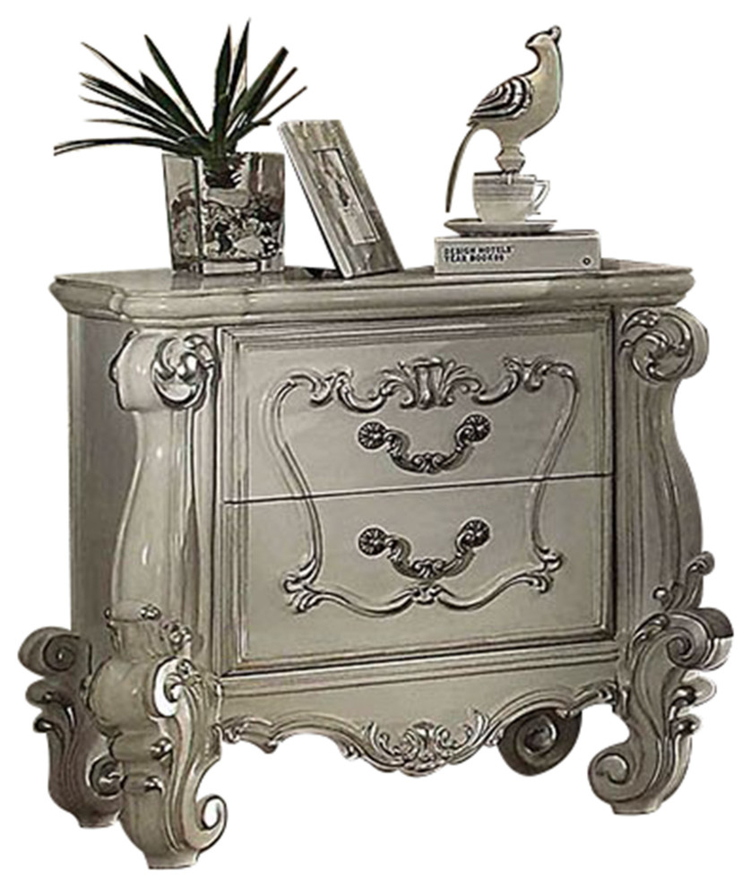 Emma Mason Signature Starboard Nightstand In Bone White - Victorian ... inside