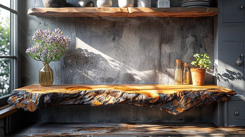 Exquisite Wood Shelf That Elevates Any Space | Wood Shelves, Vases ... regarding