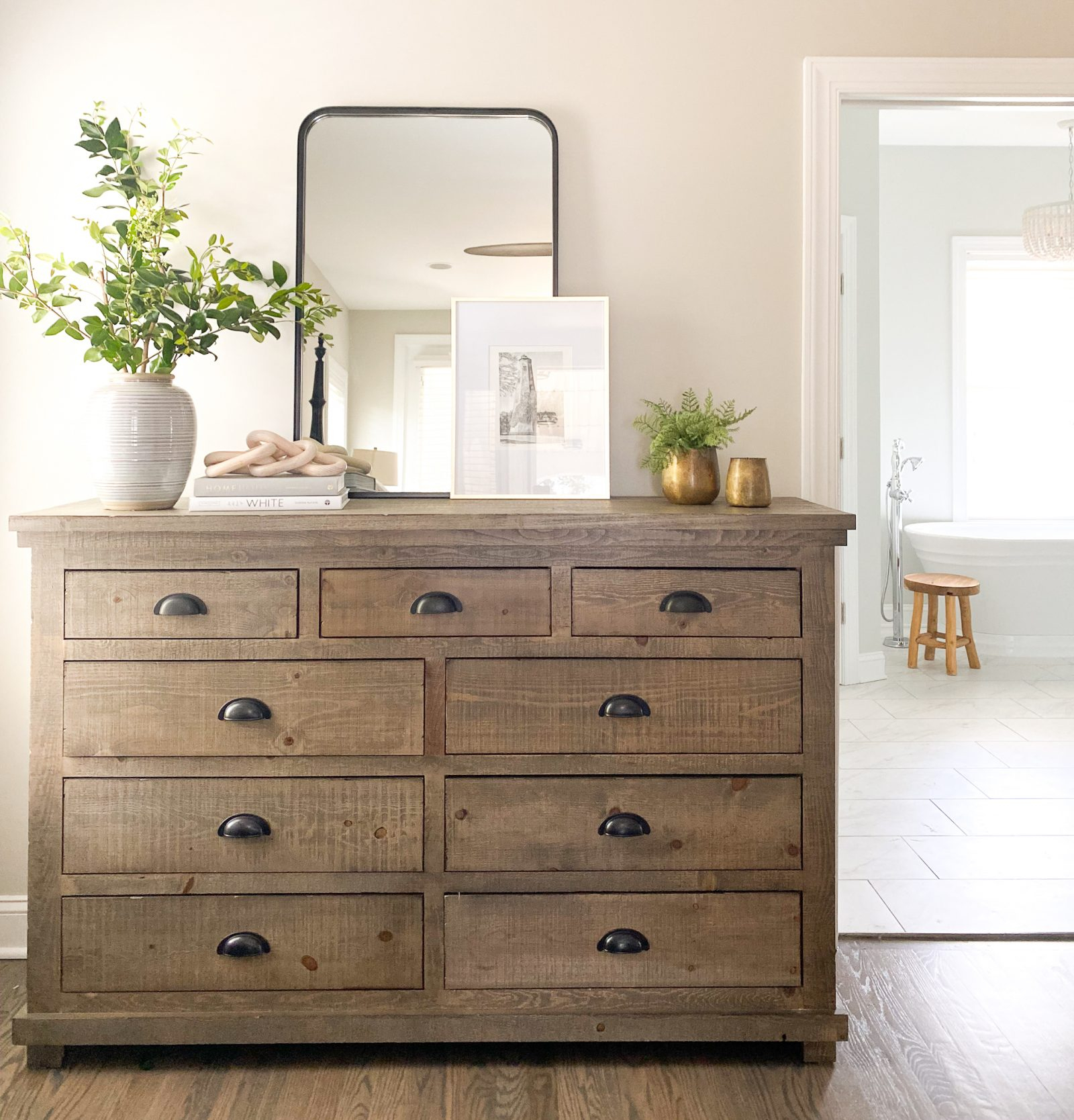 Five Tips For Styling A Dresser - Cass Design Co. intended for How to Style Your Leesburg Dresser for Maximum Impact