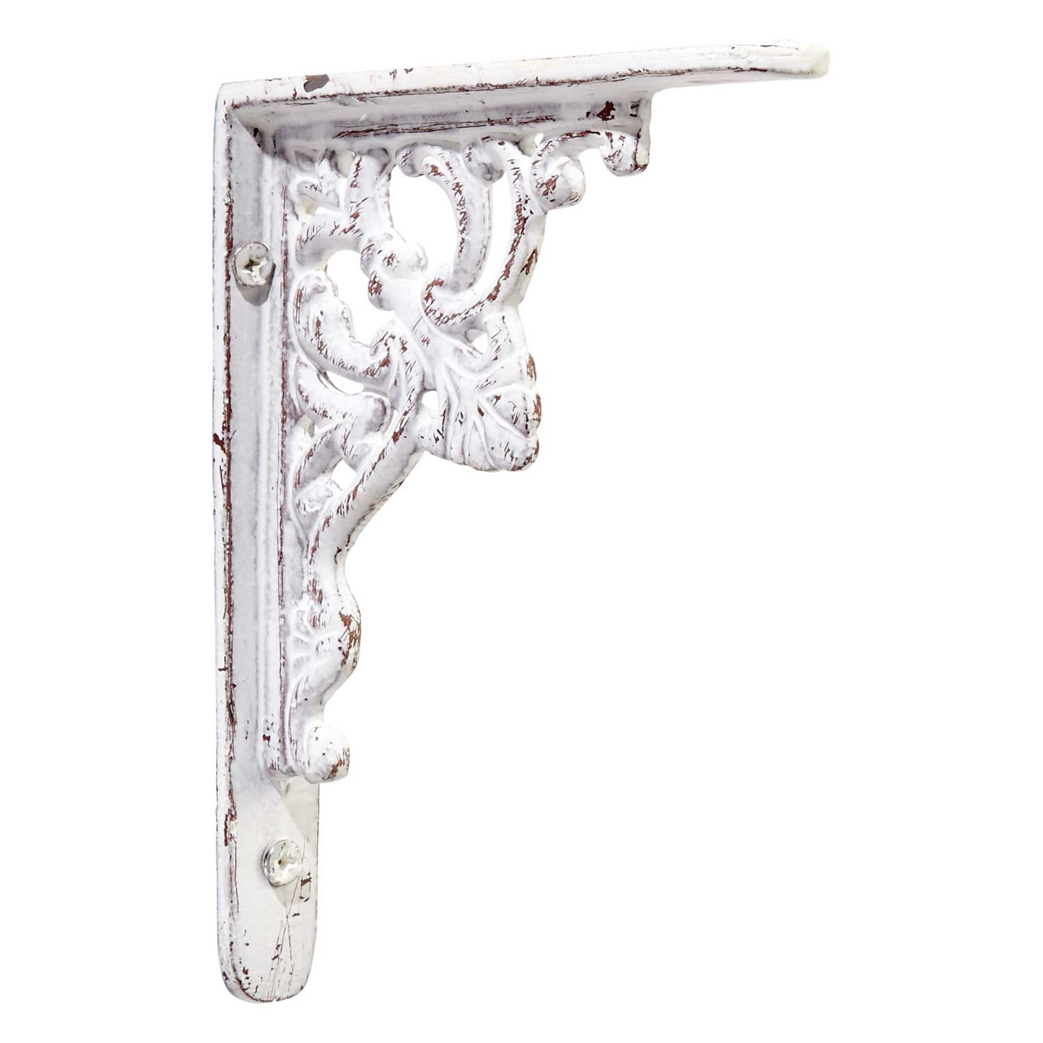 Fleur De Lis Cast Iron Shelf Bracket | Cast Iron Shelf Brackets ... intended for