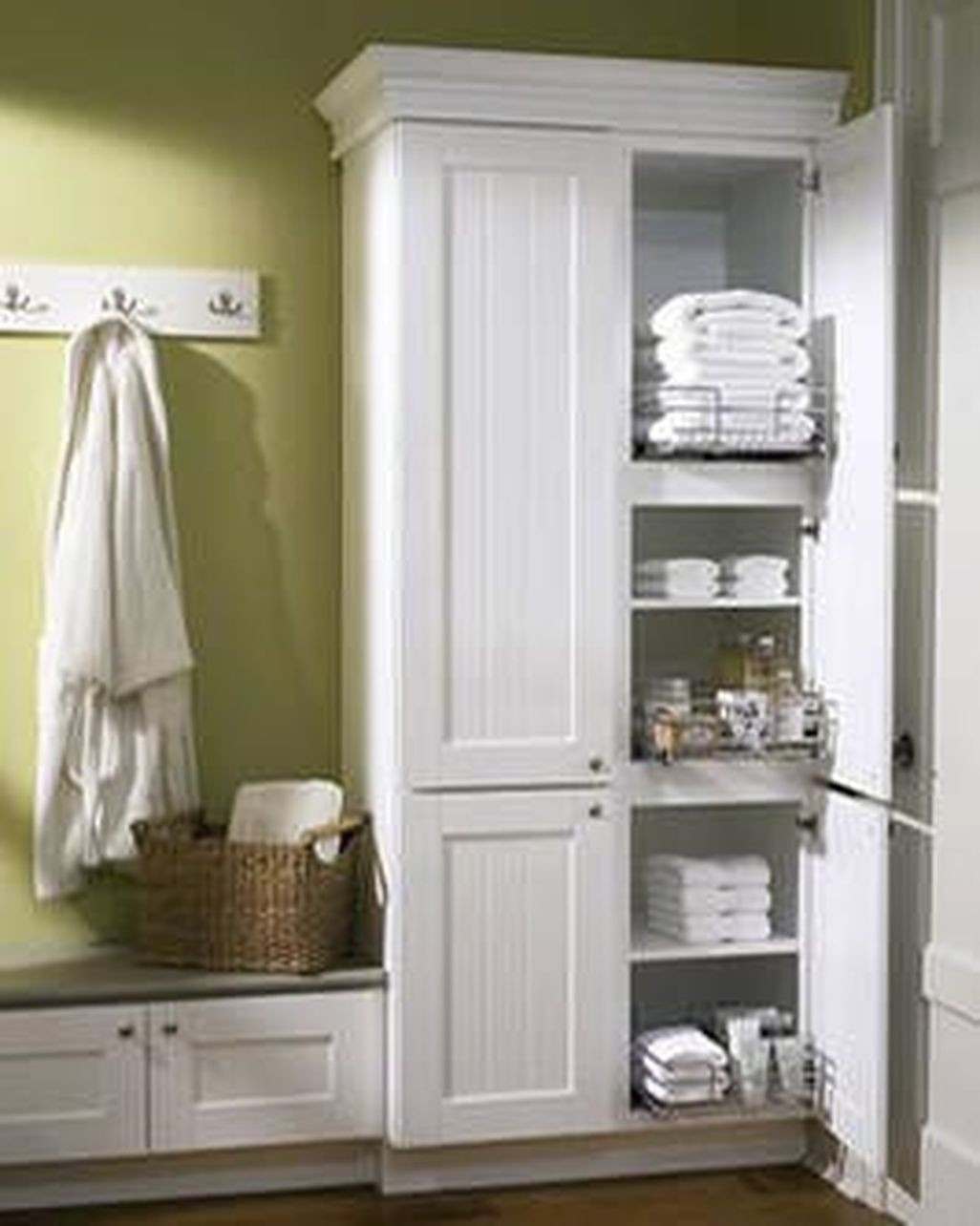 Freestanding Linen Cabinets - Foter regarding