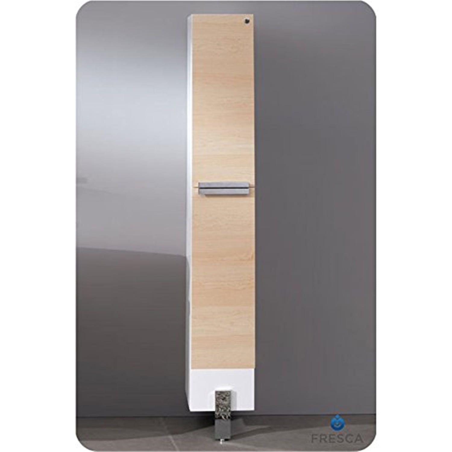 Fresca Adour Light Walnut Bathroom Linen Side Cabinet - Walmart.com in