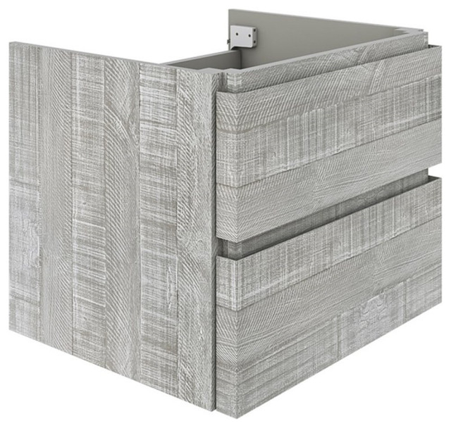 Fresca Stella 47" Wall Hung Single Bathroom Cabinet In Ash Gray ... for