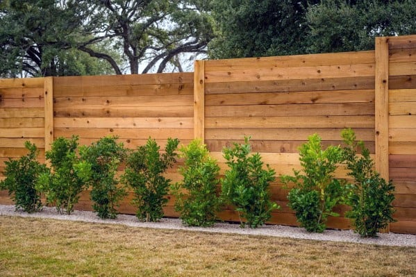Garden Wooden Fence Designs regarding