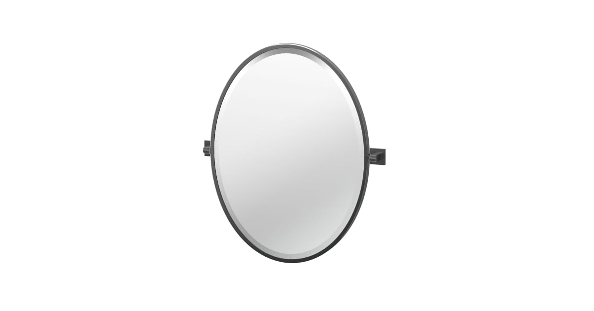 Gatco 4059Mxf Elevate 23-3/4" W X 27-1/2" H Traditional Oval Metal ... with