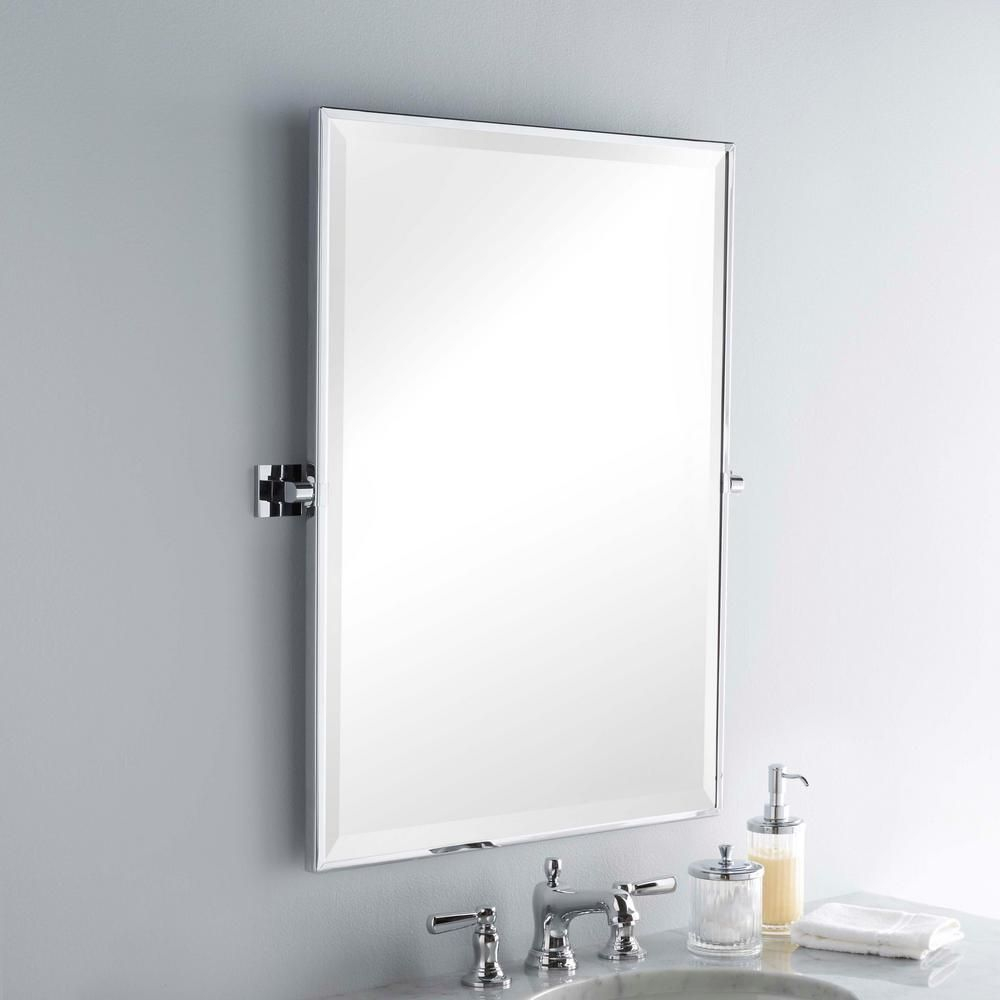Gatco Elevate 25 In. W X 33 In. H Framed Rectangular Beveled Edge ... with Elevate Your Decor with the Graceful Gatco 1820 Traditional Oval Mirror
