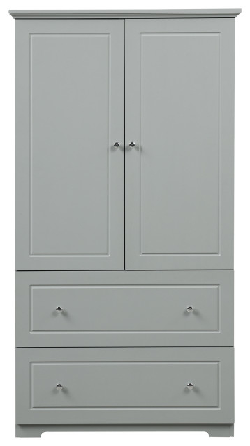 Gdf Studio 32"W Bathroom Storage Cabinet, Adjustable Shelves & Two ... inside The Practicality of the GDF Studio 24" Bathroom Cabinet