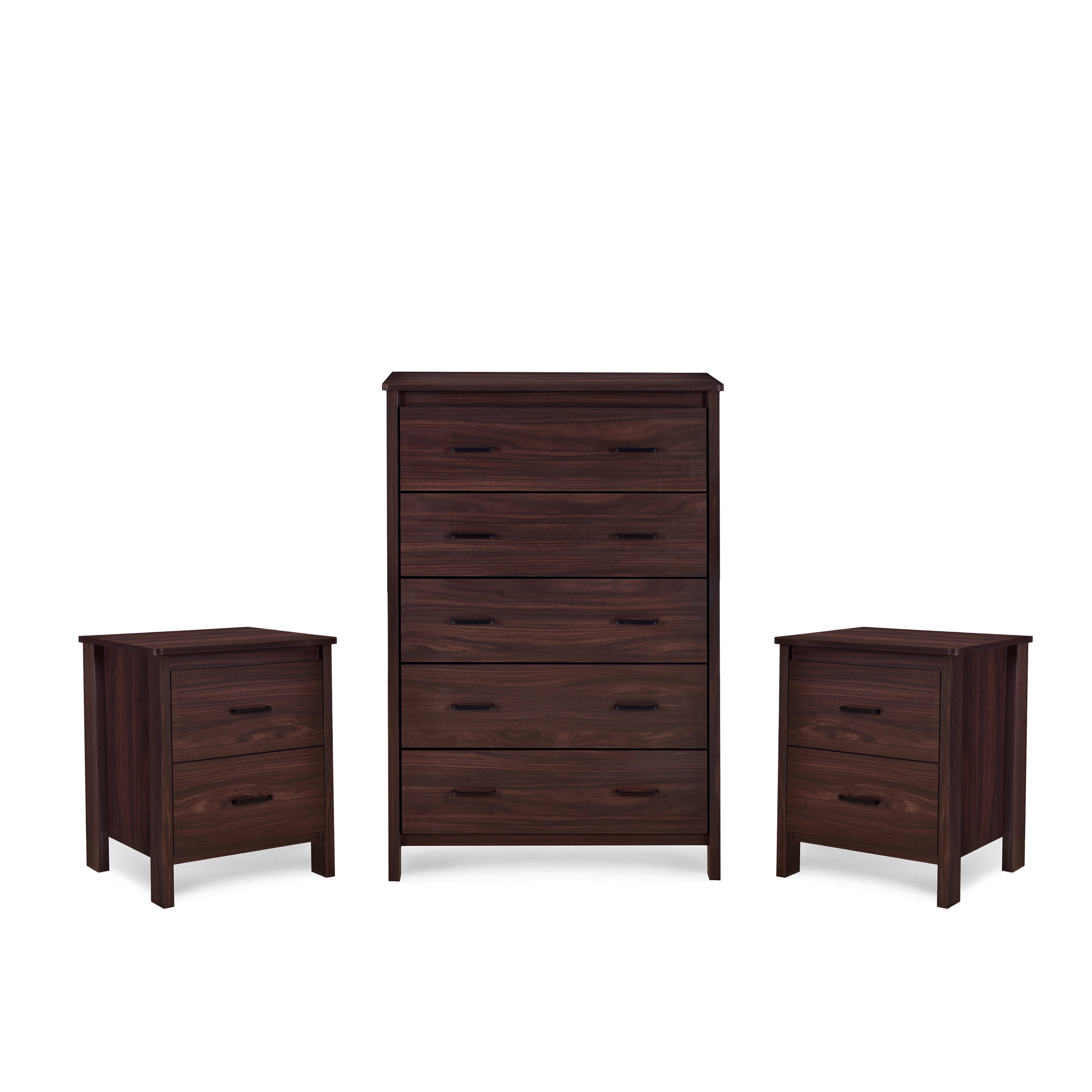 Gdf Studio Titeca 3 Piece Bedroom Set, Dresser, Chest, Nightstands ... for Creating a Cohesive Bedroom Aesthetic with the Titeca Sonoma Oak Dresser