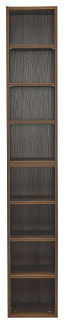 Gewnee Tall Narrow Bookcase Display Bookshelf For Home Office ... pertaining to How the Gewnee Tall Narrow Tower Cabinet Organizes Any Room