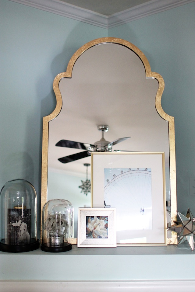 Gold Leaf Mirror Diy – Two Delighted throughout How a 22x36 Gold Leaf Mirror Can Transform Your Space