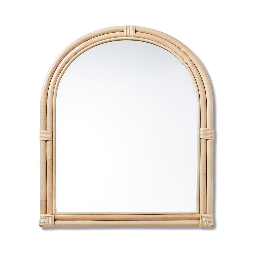 Home Republic - Ring Arch Natural Mirror | Adairs within Choosing the Perfect Black Ring Mirror for Your Home