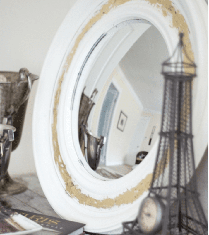 How To Make A Diy Gold Leaf Mirror - Jennifer Rizzo throughout