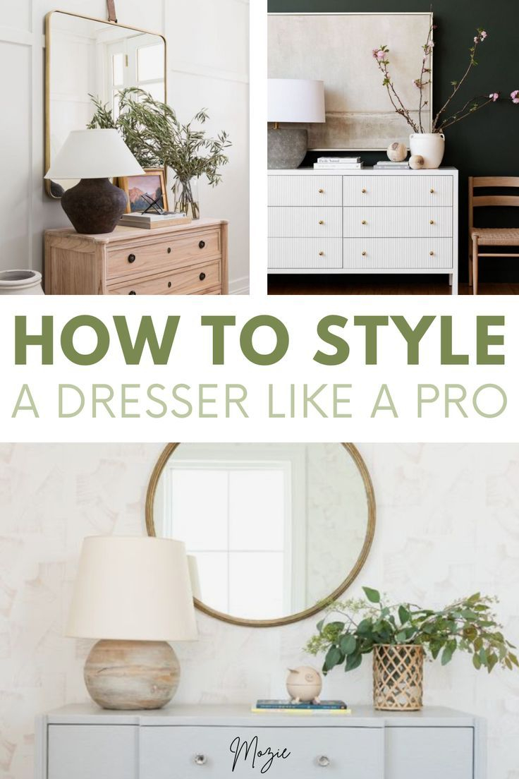 How To Style A Dresser 6 Different Ways – Artofit inside