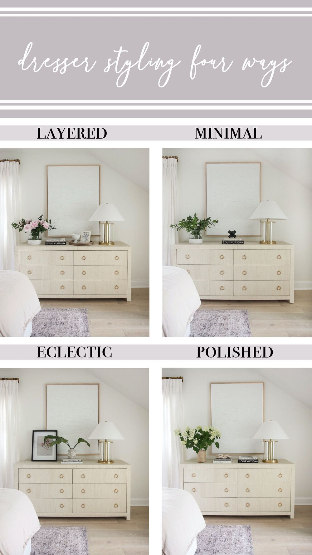 How To Style A Dresser With Five Beautiful Ideas – Artofit pertaining to