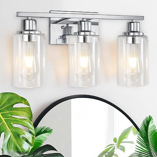 I Tested 3 Light Chrome Vanity Lights And Here's Why They're Perfect ... throughout Why the Ansley Chrome Vanity Light is a Top Choice for Bathroom Updates