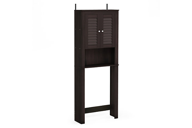 Indo Louver Bathroom Cabinet | Ashley within