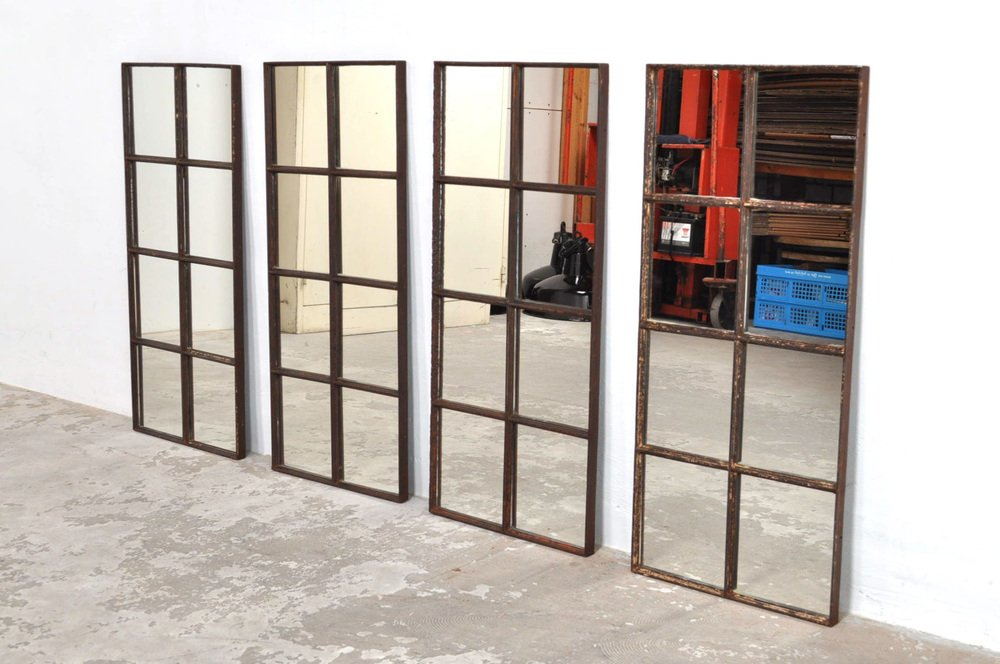 Industrial Cast Iron Mirrors, 1930S For Sale At Pamono inside