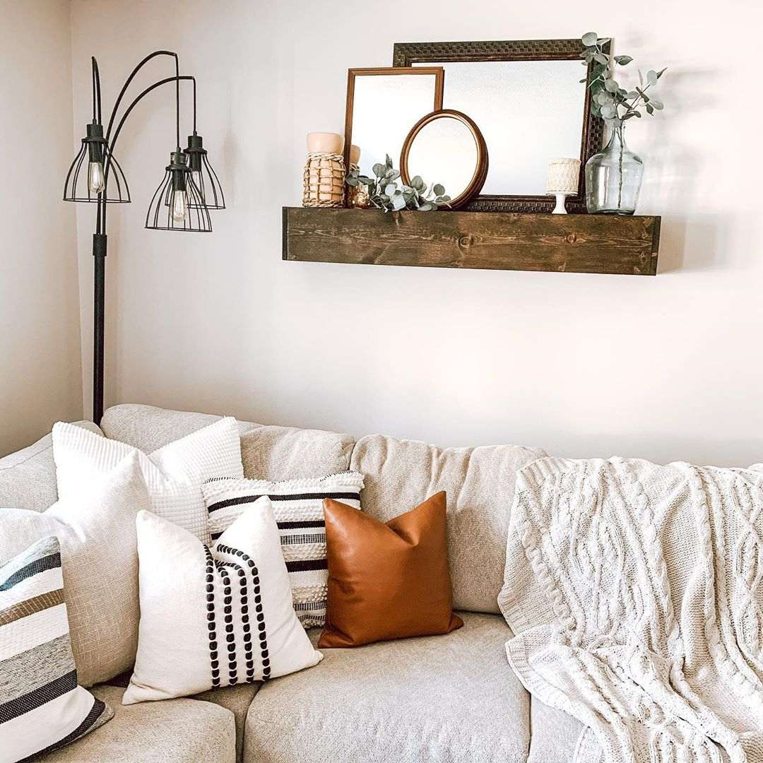 Inspiring Design And Decor Ideas With Floating Shelves within