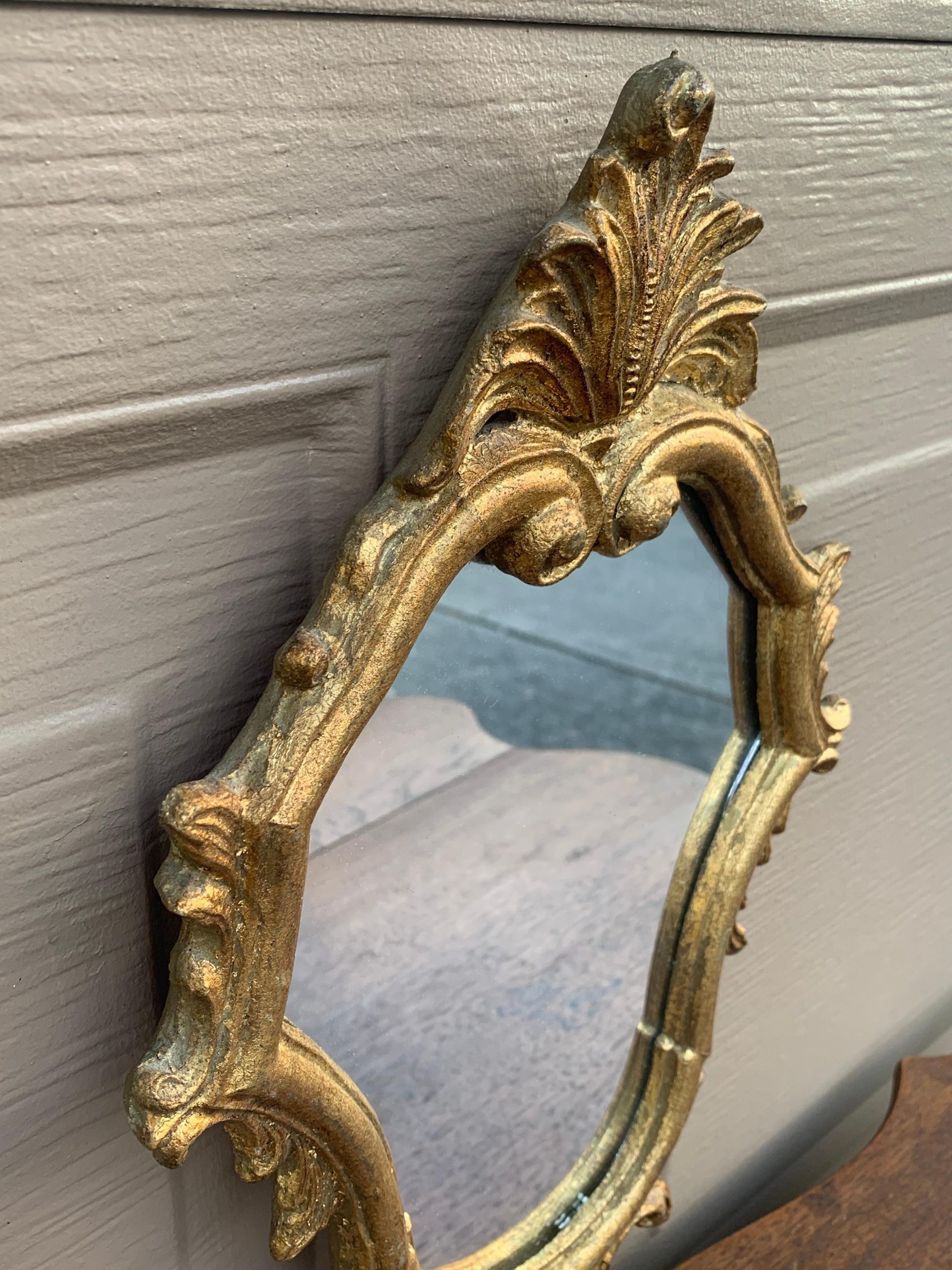 Italian Rococo Baroque Gilt Wood Wall Mirror For Sale At 1Stdibs inside