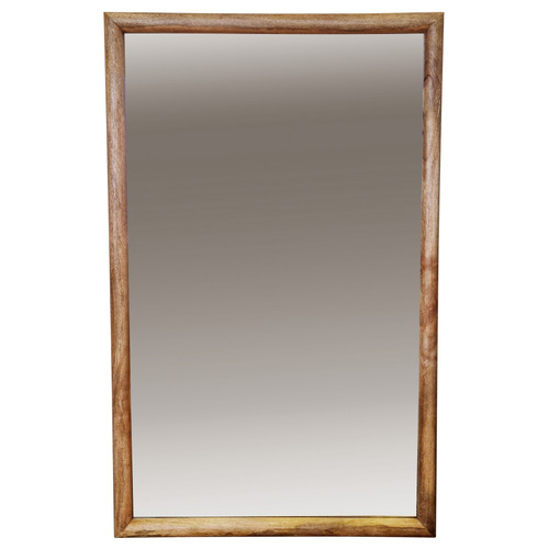 Jacob Rectangular Mango Wood Mirror | Temple &Amp; Webster for