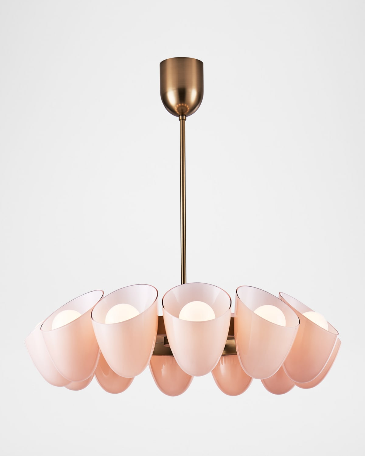 Kalco Lighting Sphere 28" Capiz 4-Light Chandelier | Horchow in