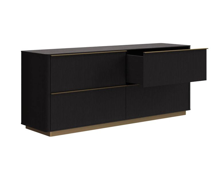 Kalla Dresser-Charcoal | Dresser As Nightstand, Wood Pieces, Porous ... pertaining to