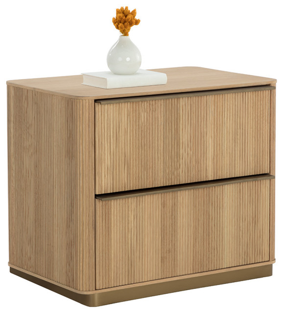 Kalla Nightstand - Contemporary - Nightstands And Bedside Tables - By ... with regard to Kalla Dressers Where Craftsmanship Meets Contemporary Style