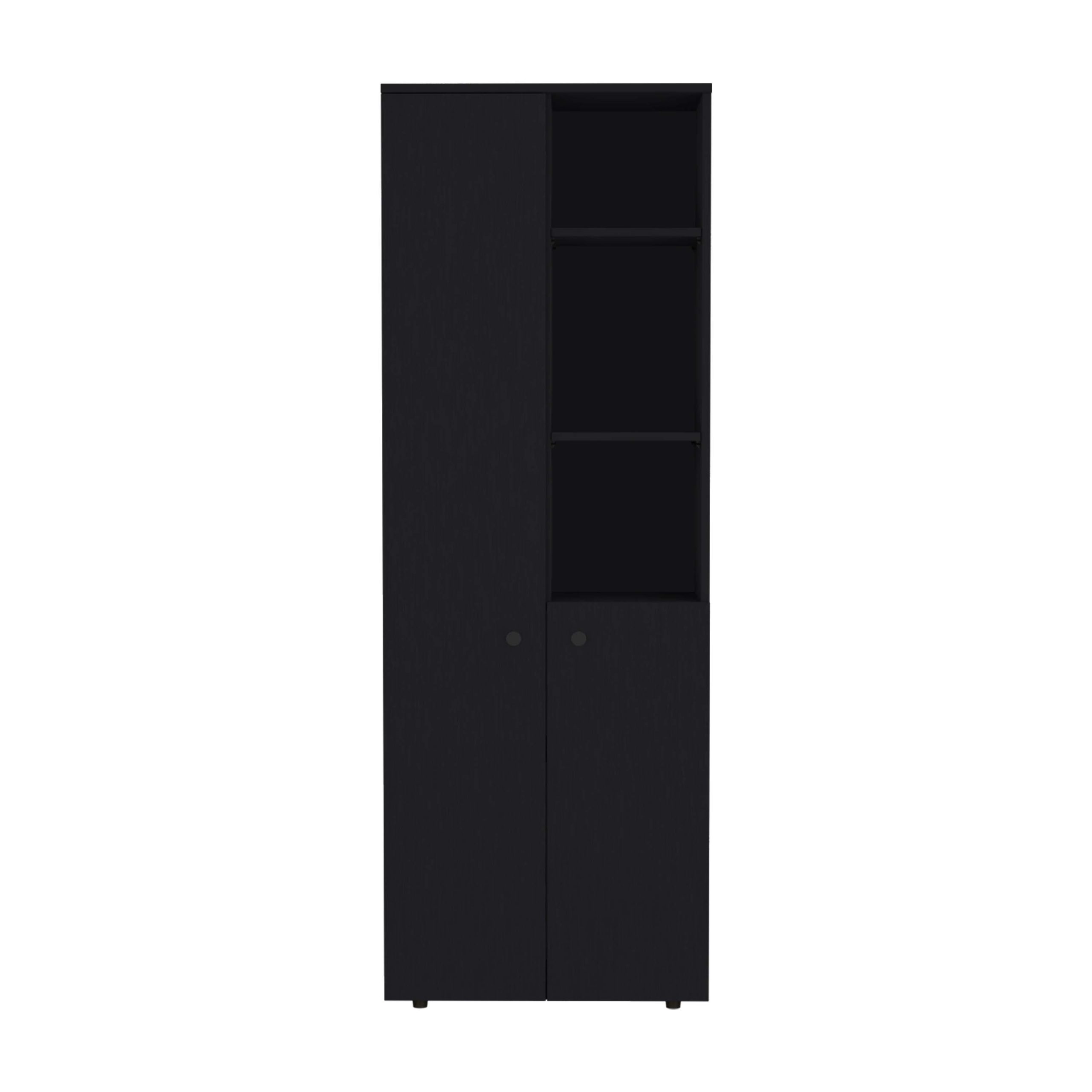 Latitude Run® Konik 67-Inch High Storage Cabinet Kitchen Pantry With ... throughout