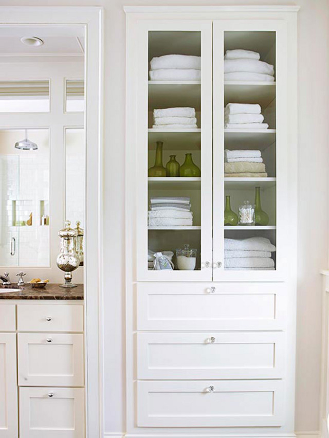 Linen Closet In Bathroom? How Wide? within