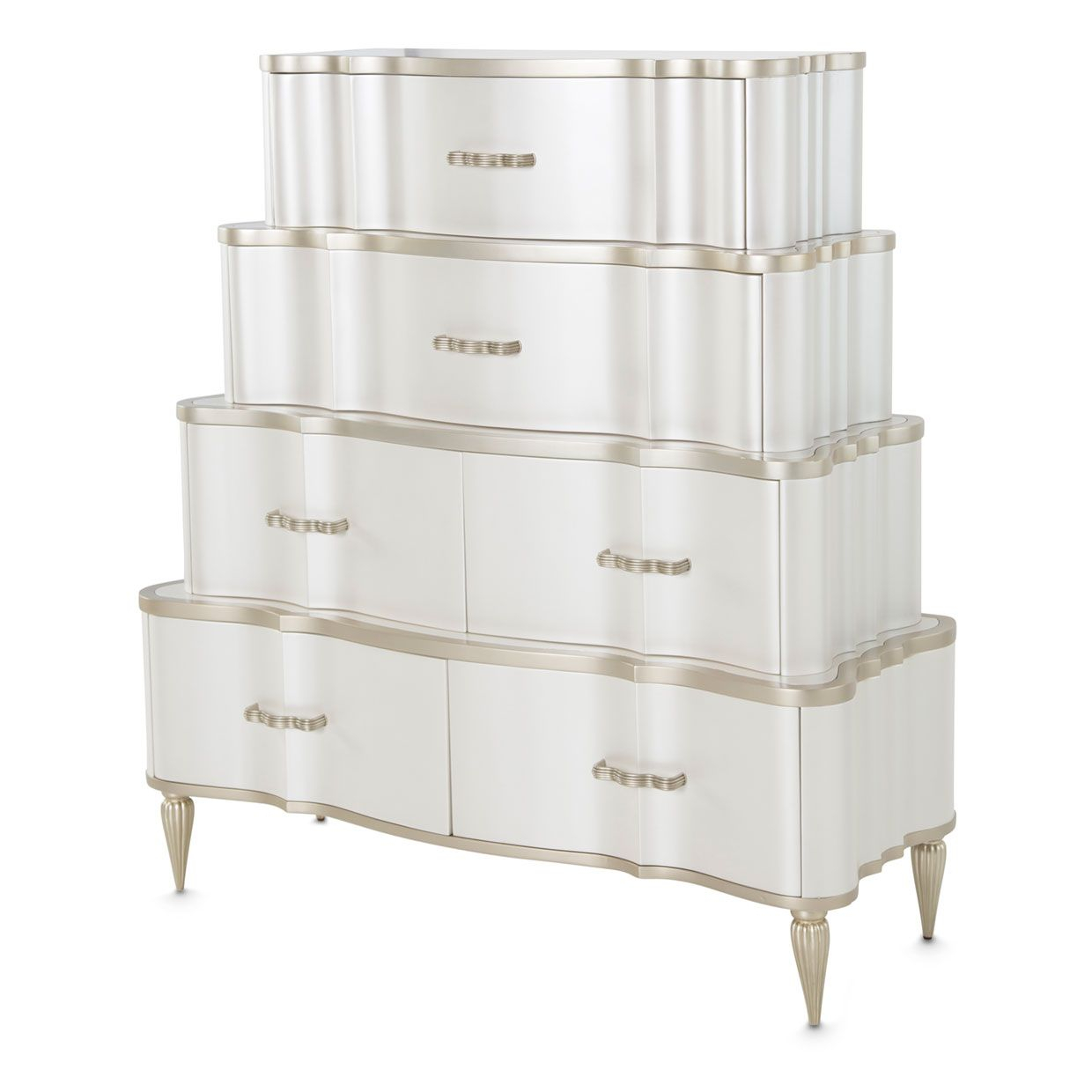 London Place Tiered 6-Drawer Chest (2 Pc) Eclectic And Refined, The ... with regard to Transforming Your Space with the London Place 6-Drawer Chest