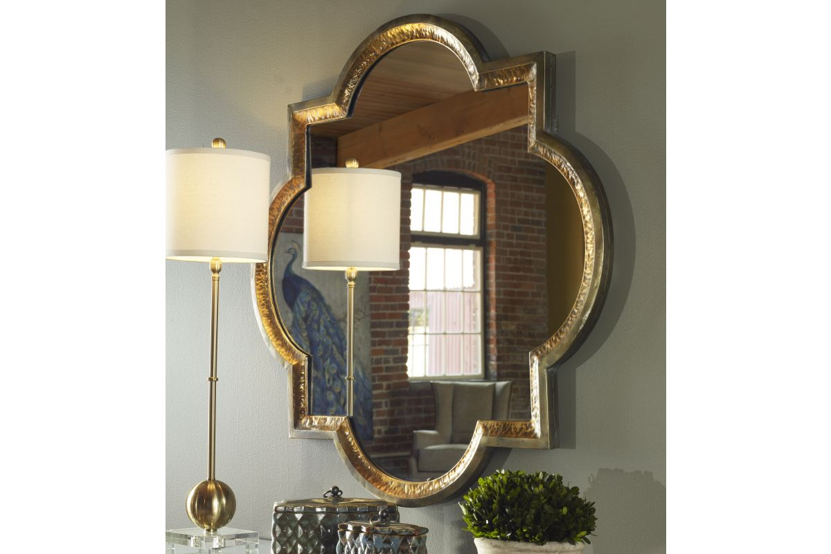 Lourosa Gold Mirror At Gardner-White with