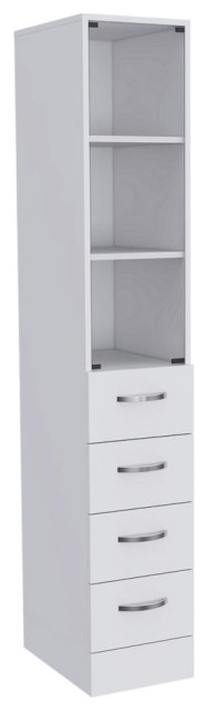Magna Linen Cabinet-White - Modern - Bathroom Cabinets - By Depot Eshop ... with