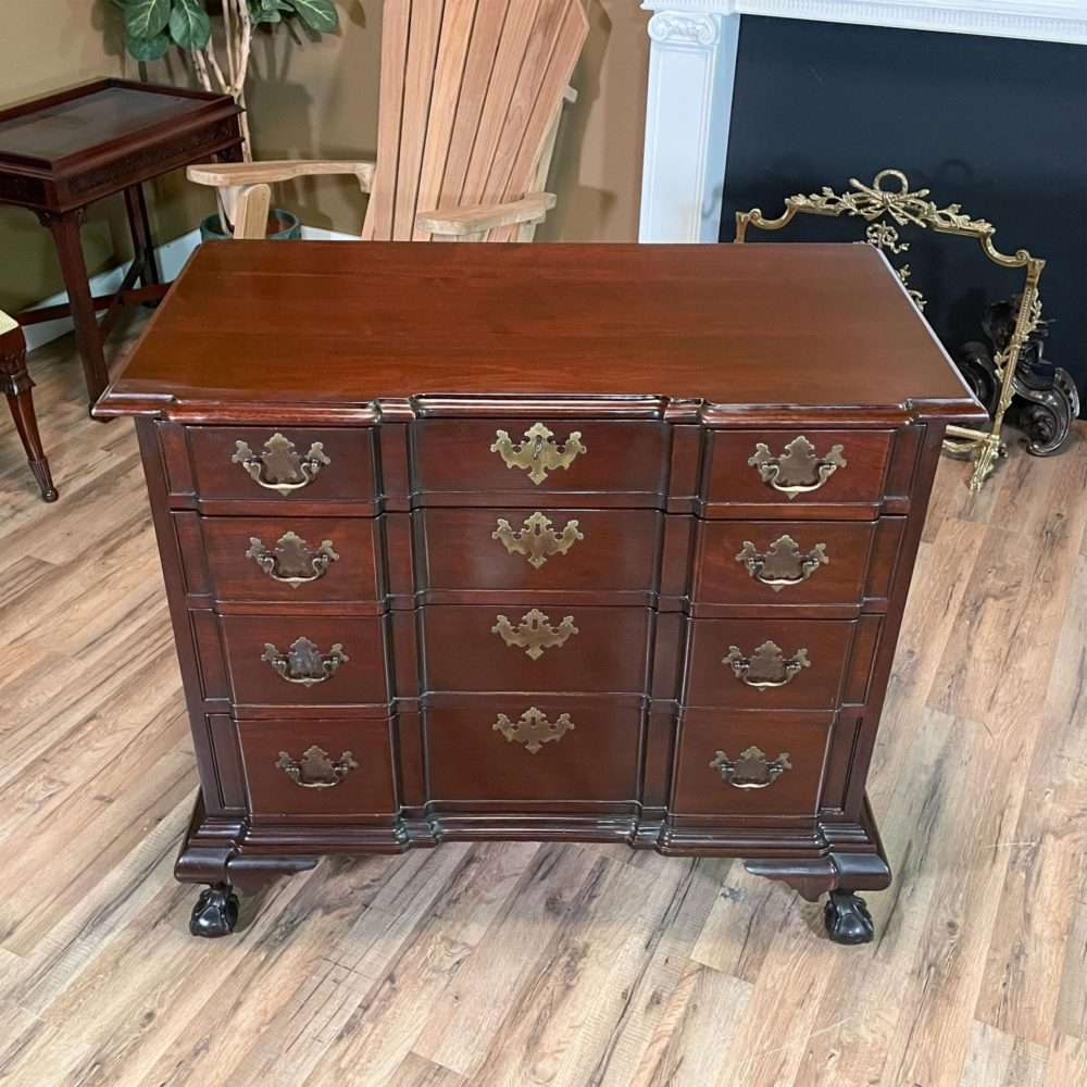 Mahogany Ball And Claw Blockfront Chest Of Drawers , Dresser intended for