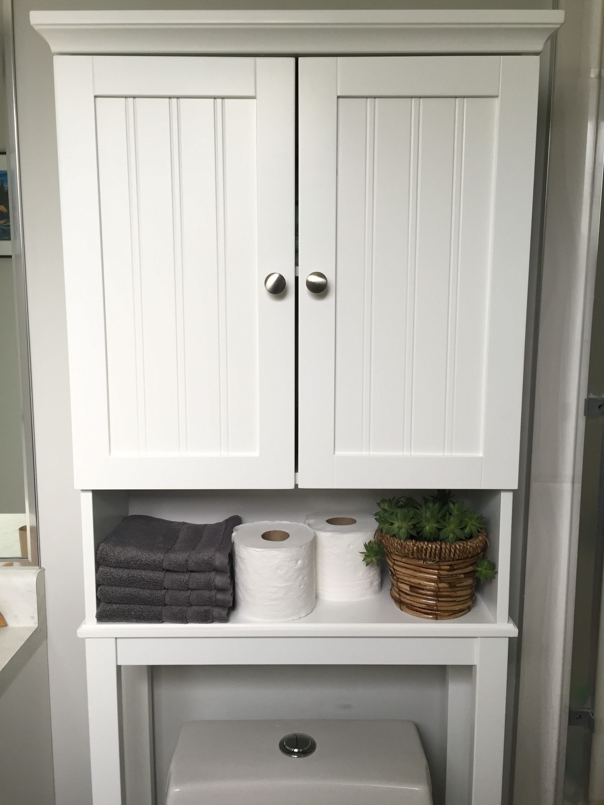 Maximizing Space In Your Small Bathroom With A Storage Cabinet ... inside