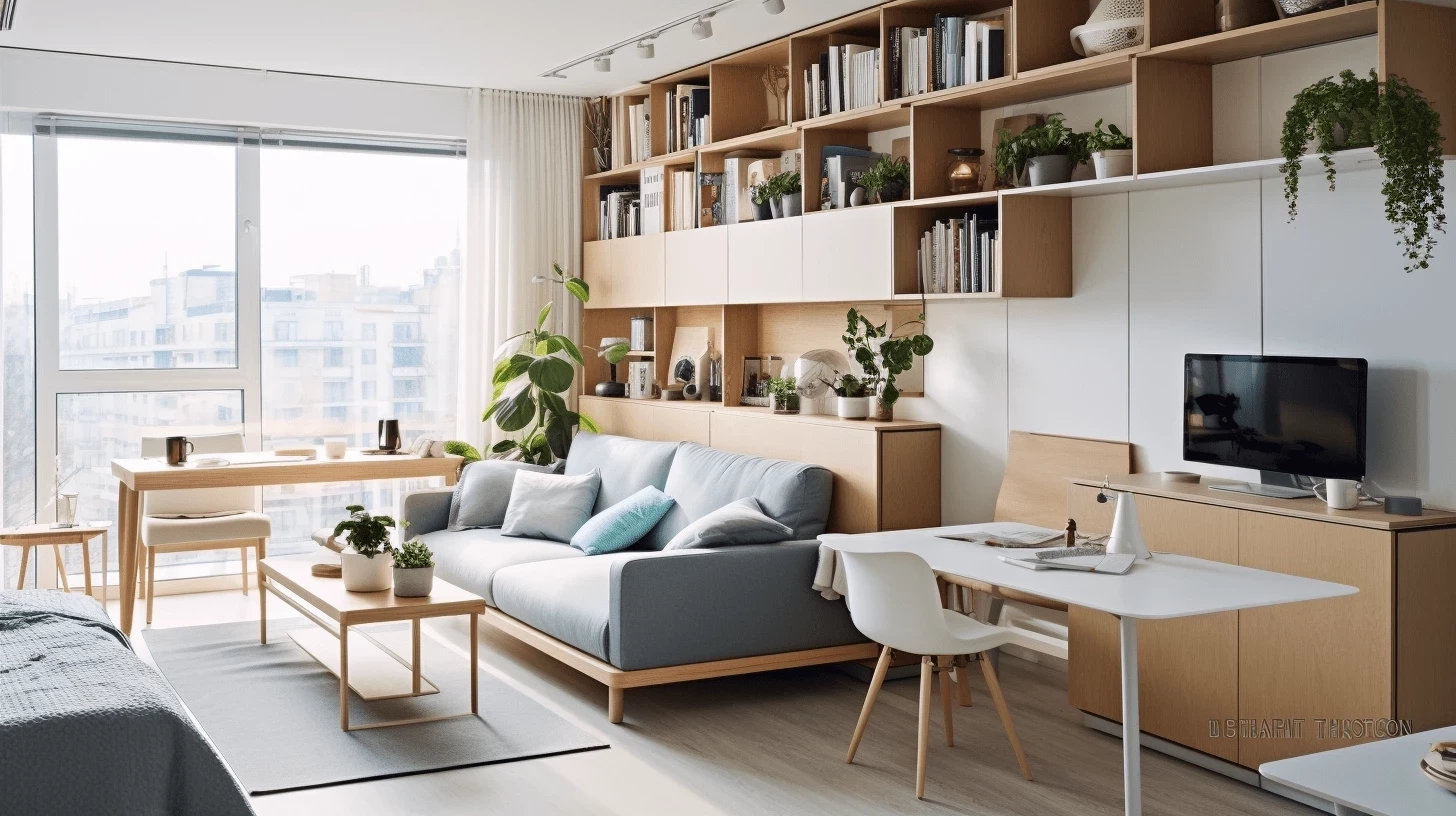 Maximizing Style In Minimal Space: Small Apartment Design inside Maximizing Style and Space vidaXL's Chic Gray Shelves Explained