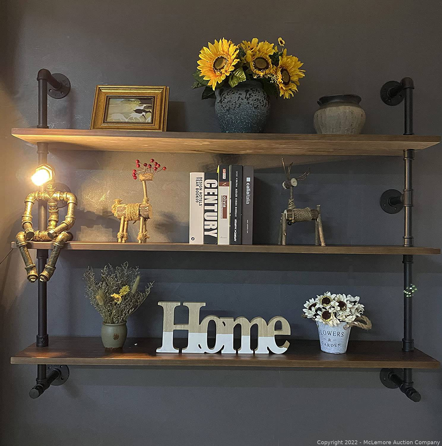 Mclemore Auction Company - Auction: Sporting Goods, Outdoor Equipment ... with regard to Durability Meets Design Understanding the Strength of Industrial Pipe Shelving