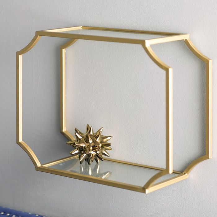 Mercer41 Turner Wall Shelf | Allmodern | Wall Shelves, Wall Art Decor ... with The Art of Styling 36" Gold Wall Shelves Mastering the Look