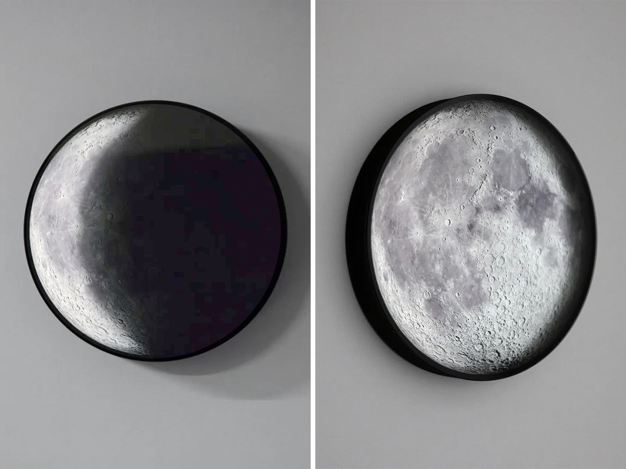Meticulously-Textured Moon Lamp Brings The Charm Of The Lunar Rock Into ... for Bringing Celestial Charm Home with HomeRoots Moon Phase Mirrors